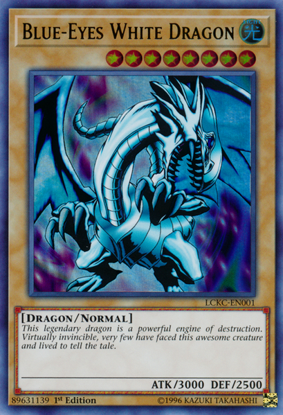 Blue-Eyes White Dragon (Version 1) [LCKC-EN001] Ultra Rare | Gaming Infinity