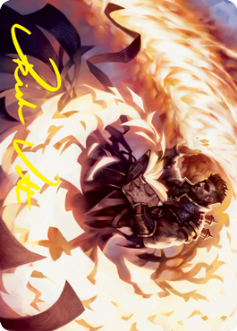 Revel in Silence Art Card (Gold-Stamped Signature) [Strixhaven: School of Mages Art Series] | Gaming Infinity