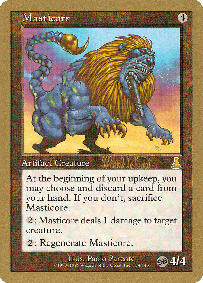 Masticore (Mark Le Pine) (SB) [World Championship Decks 1999] | Gaming Infinity