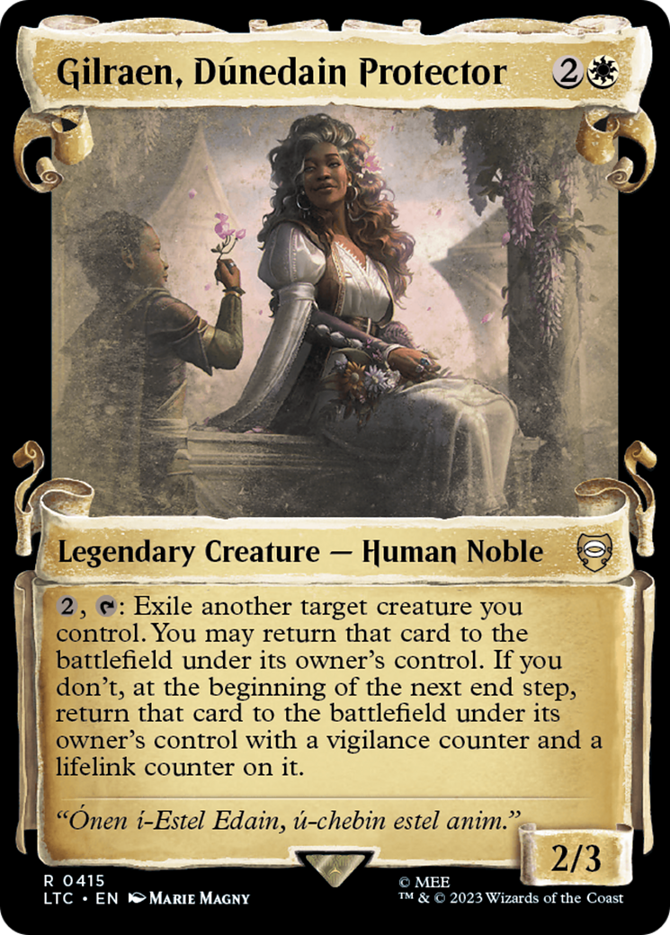Gilraen, Dunedain Protector [The Lord of the Rings: Tales of Middle-Earth Commander Showcase Scrolls] | Gaming Infinity