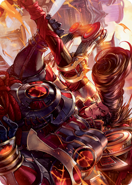 Upriser Renegade Art Card [Kamigawa: Neon Dynasty Art Series] | Gaming Infinity