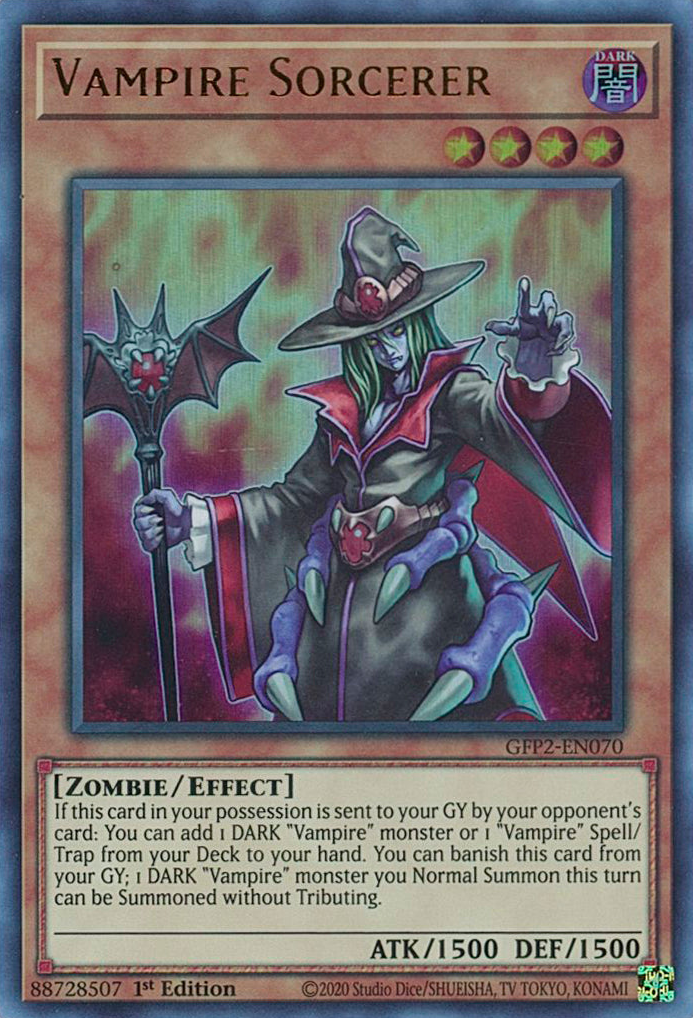 Vampire Sorcerer [GFP2-EN070] Ultra Rare | Gaming Infinity