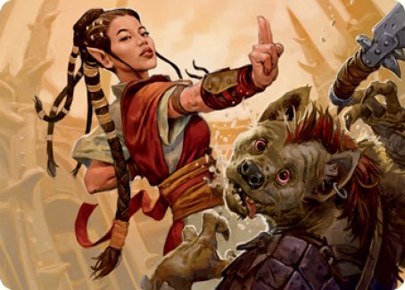 Half-Elf Monk Art Card [Dungeons & Dragons: Adventures in the Forgotten Realms Art Series] | Gaming Infinity