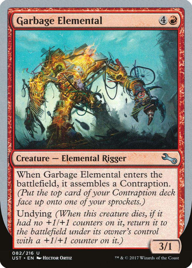 Garbage Elemental (3/1 Creature) [Unstable] | Gaming Infinity