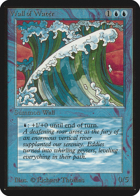 Wall of Water [Limited Edition Alpha] | Gaming Infinity