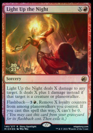 Light Up the Night [Innistrad: Midnight Hunt Prerelease Promos] | Gaming Infinity