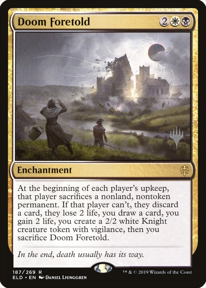 Doom Foretold (Promo Pack) [Throne of Eldraine Promos] | Gaming Infinity