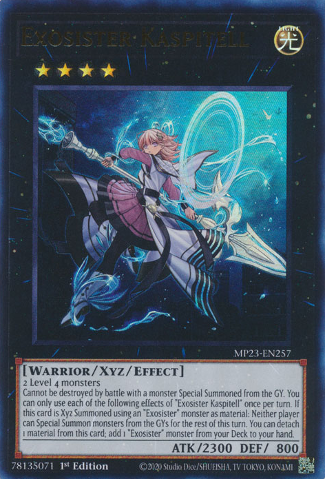 Exosister Kaspitell [MP23-EN257] Ultra Rare | Gaming Infinity