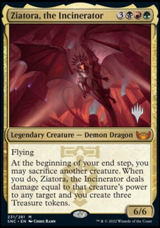 Ziatora, the Incinerator (Promo Pack) [Streets of New Capenna Promos] | Gaming Infinity