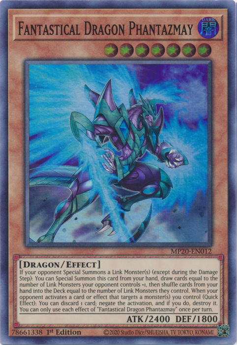 Fantastical Dragon Phantazmay [MP20-EN012] Super Rare | Gaming Infinity