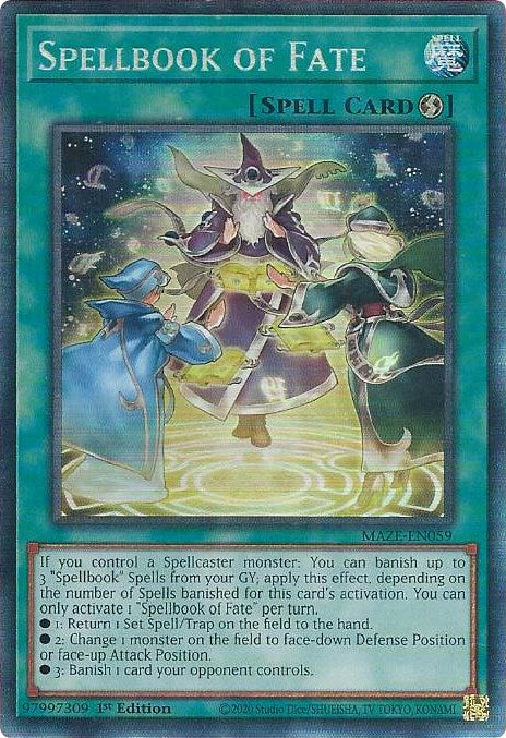 Spellbook of Fate [MAZE-EN059] Collector's Rare | Gaming Infinity