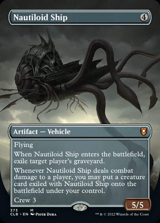 Nautiloid Ship (Borderless Alternate Art) [Commander Legends: Battle for Baldur's Gate] | Gaming Infinity