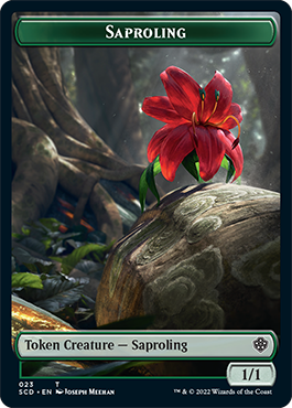 Saproling // Soldier Double-Sided Token [Starter Commander Decks] | Gaming Infinity