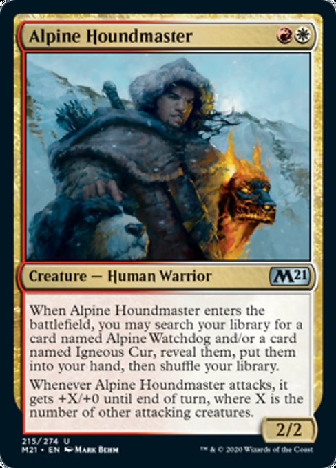 Alpine Houndmaster [Core Set 2021] | Gaming Infinity
