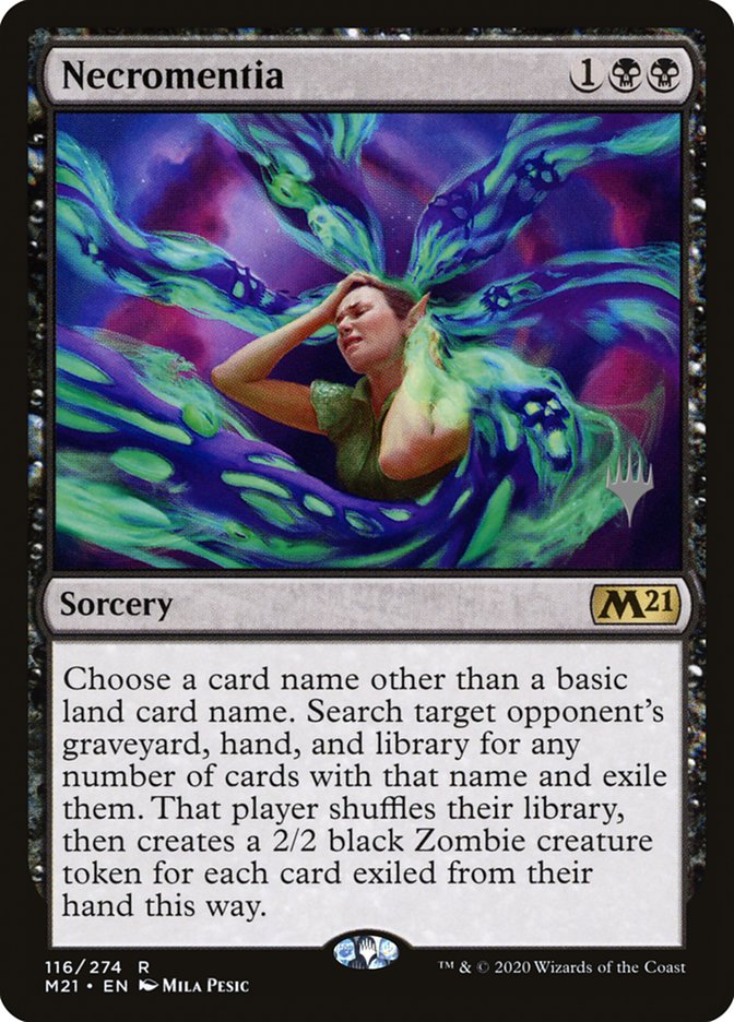 Necromentia (Promo Pack) [Core Set 2021 Promos] | Gaming Infinity