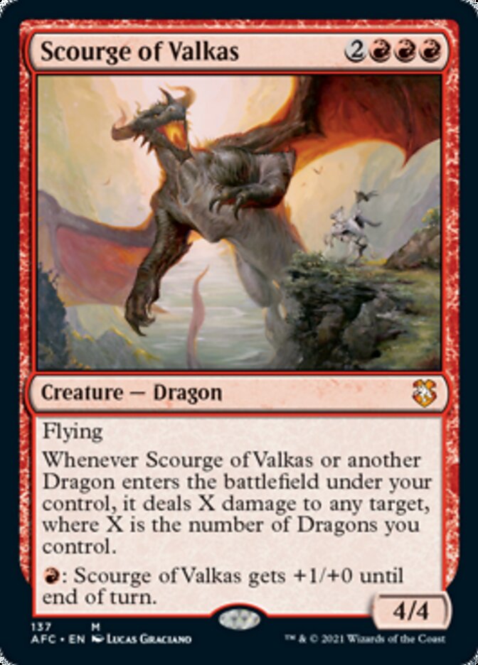 Scourge of Valkas [Dungeons & Dragons: Adventures in the Forgotten Realms Commander] | Gaming Infinity