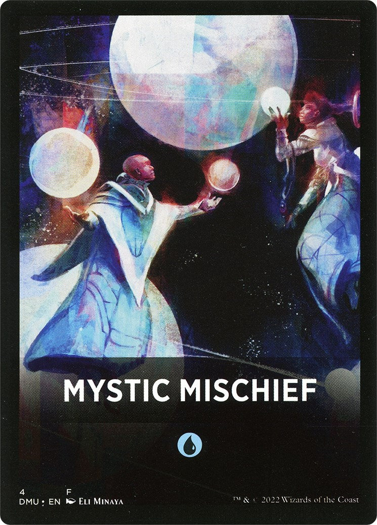 Mystic Mischief Theme Card [Dominaria United Tokens] | Gaming Infinity