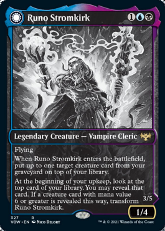 Runo Stromkirk // Krothuss, Lord of the Deep (Showcase Eternal Night) [Innistrad: Crimson Vow] | Gaming Infinity