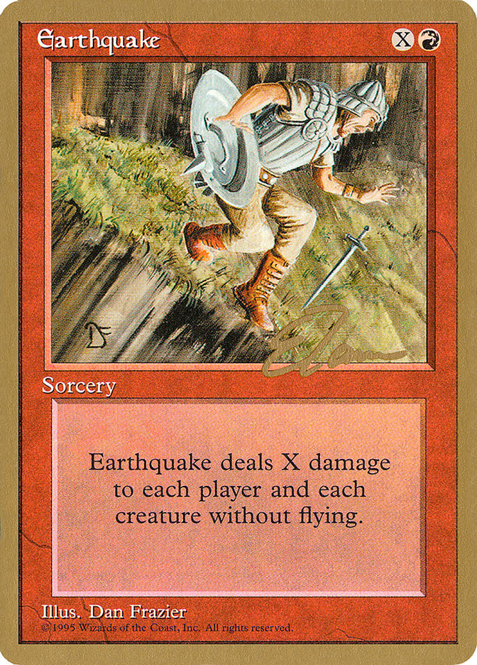 Earthquake (Eric Tam) [Pro Tour Collector Set] | Gaming Infinity