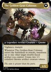 Tetzin, Gnome Champion // The Golden-Gear Colossus (Extended Art) [The Lost Caverns of Ixalan Commander] | Gaming Infinity