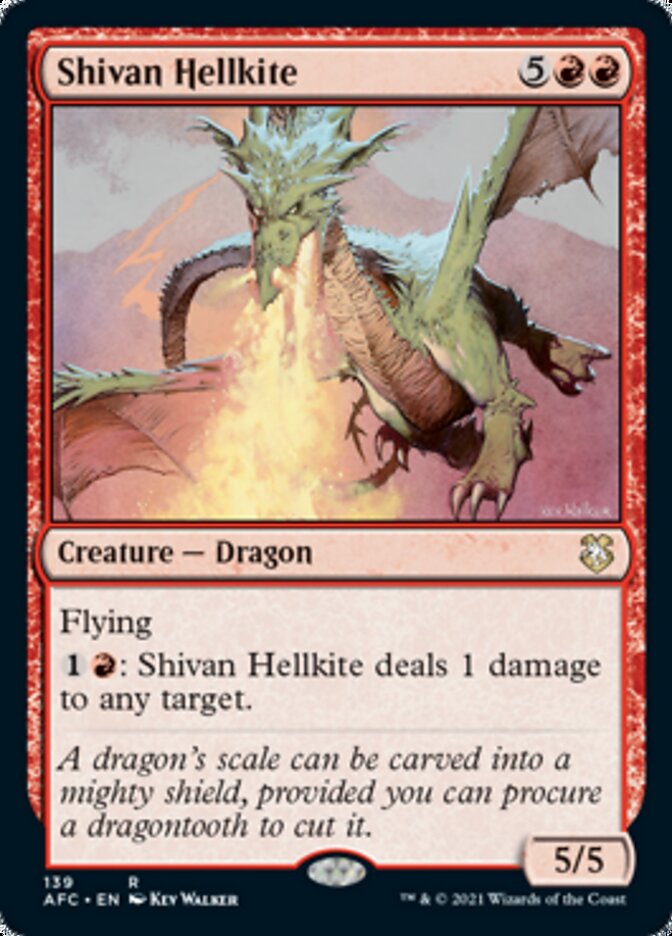 Shivan Hellkite [Dungeons & Dragons: Adventures in the Forgotten Realms Commander] | Gaming Infinity