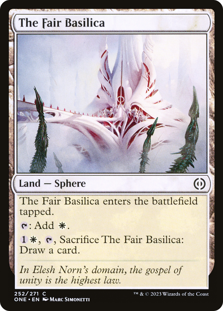 The Fair Basilica [Phyrexia: All Will Be One] | Gaming Infinity