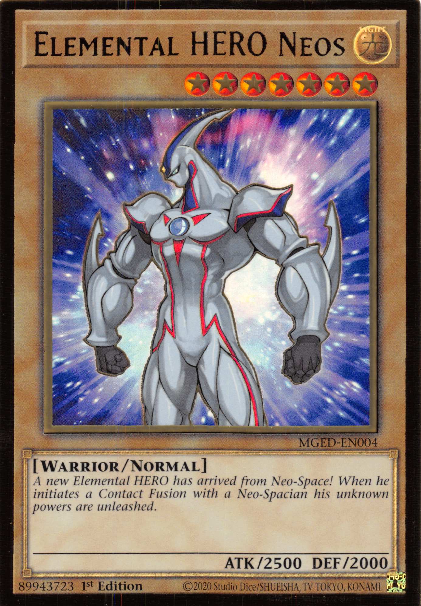 Elemental HERO Neos [MGED-EN004] Gold Rare | Gaming Infinity