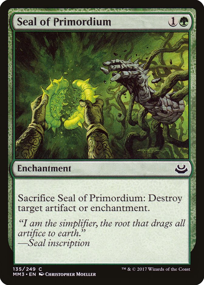 Seal of Primordium [Modern Masters 2017] | Gaming Infinity