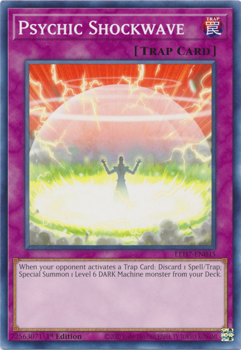 Psychic Shockwave [LED7-EN045] Common | Gaming Infinity