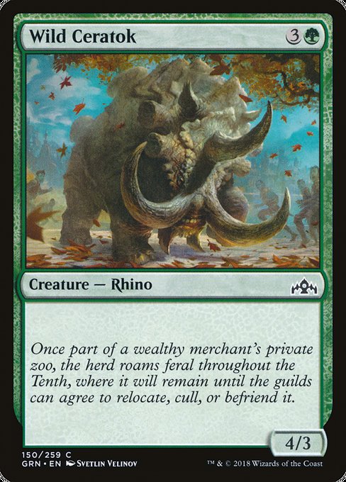 Wild Ceratok [Guilds of Ravnica] | Gaming Infinity