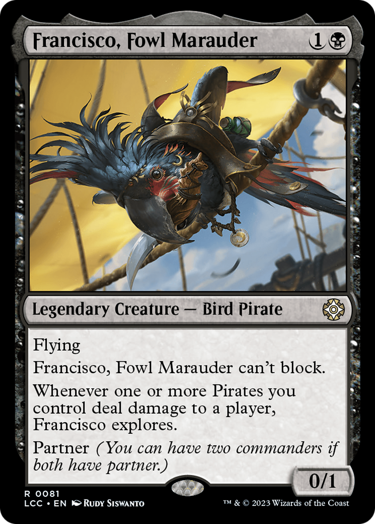 Francisco, Fowl Marauder [The Lost Caverns of Ixalan Commander] | Gaming Infinity