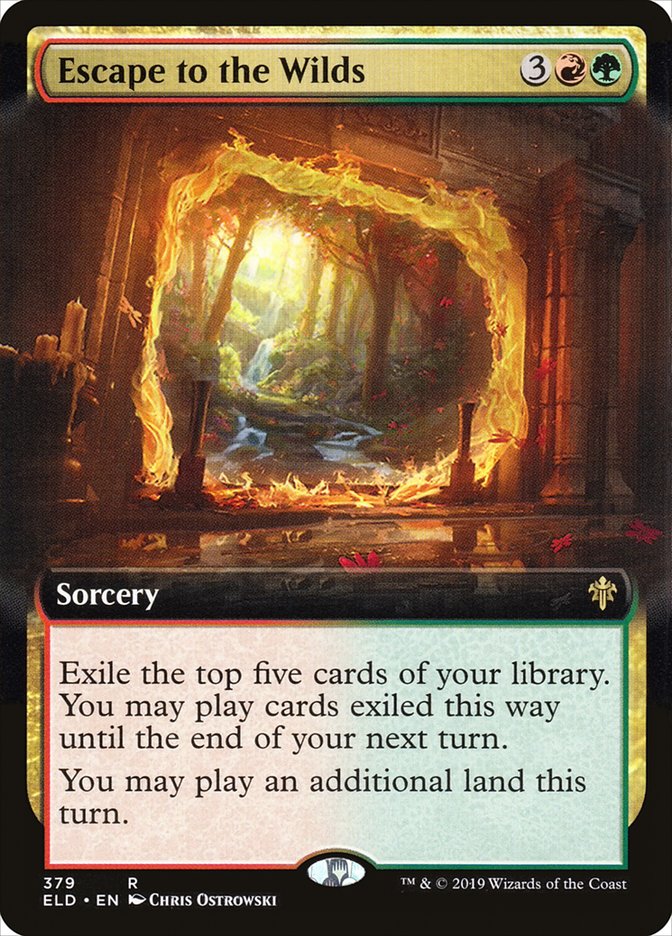 Escape to the Wilds (Extended Art) [Throne of Eldraine] | Gaming Infinity