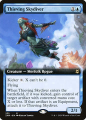 Thieving Skydiver (Extended Art) [Zendikar Rising] | Gaming Infinity