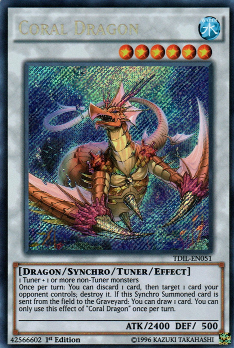 Coral Dragon [TDIL-EN051] Secret Rare | Gaming Infinity