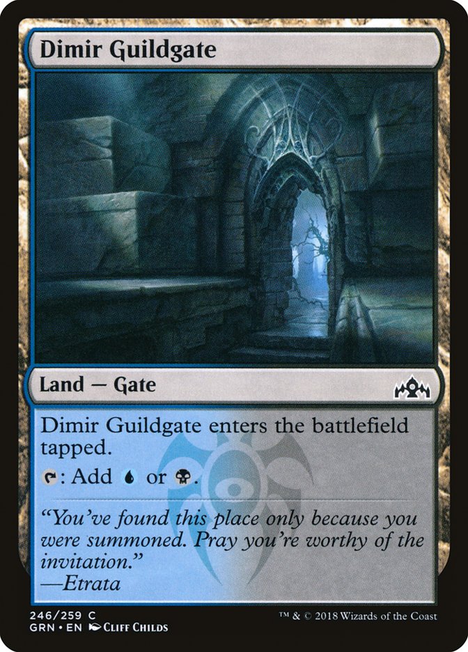 Dimir Guildgate (246/259) [Guilds of Ravnica] | Gaming Infinity