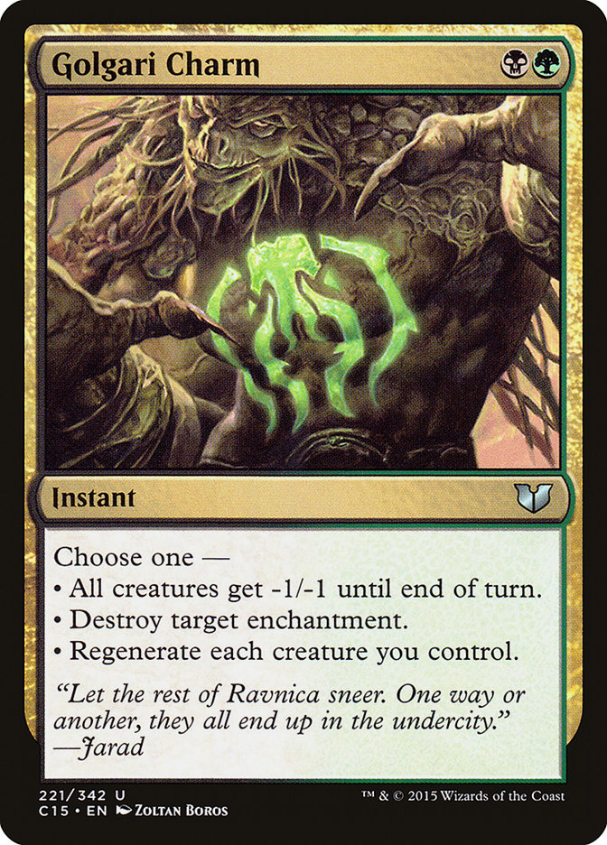 Golgari Charm [Commander 2015] | Gaming Infinity