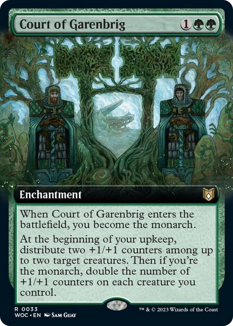 Court of Garenbrig (Extended Art) [Wilds of Eldraine Commander] | Gaming Infinity