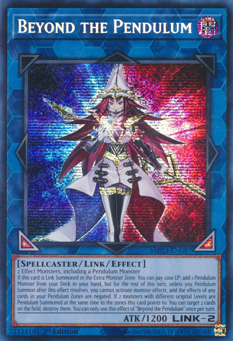 Beyond the Pendulum [MP23-EN087] Prismatic Secret Rare | Gaming Infinity