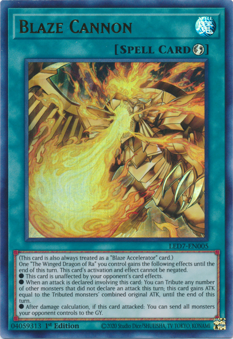 Blaze Cannon [LED7-EN005] Ultra Rare | Gaming Infinity