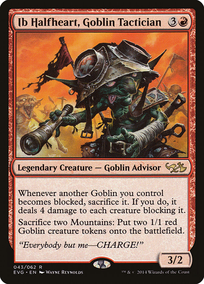 Ib Halfheart, Goblin Tactician (Elves vs. Goblins) [Duel Decks Anthology] | Gaming Infinity
