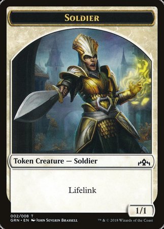 Soldier Token [Guilds of Ravnica Tokens] | Gaming Infinity