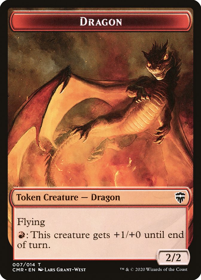 Dragon // Treasure Token [Commander Legends Tokens] | Gaming Infinity