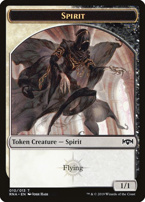 Spirit Token [Ravnica Allegiance Tokens] | Gaming Infinity