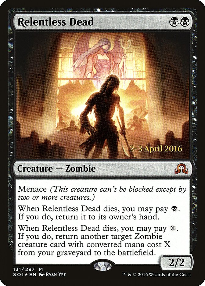 Relentless Dead [Shadows over Innistrad Prerelease Promos] | Gaming Infinity