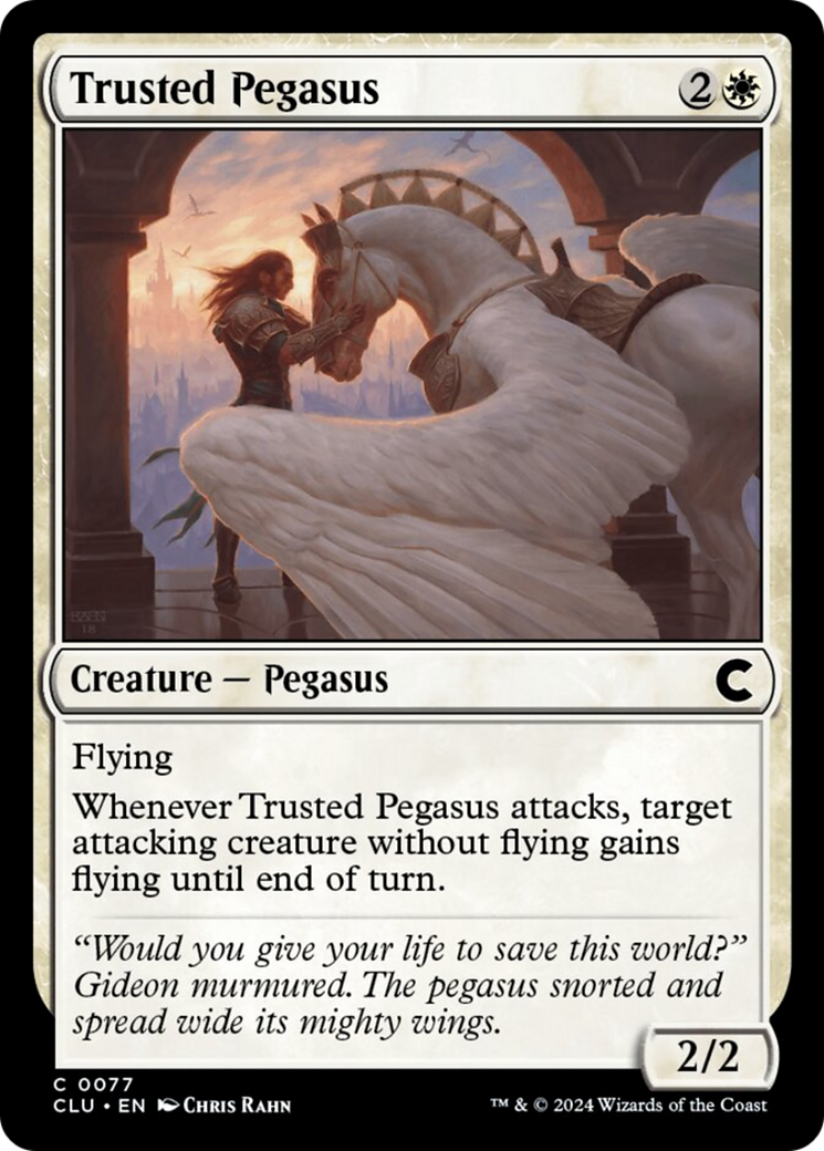 Trusted Pegasus [Ravnica: Clue Edition] | Gaming Infinity