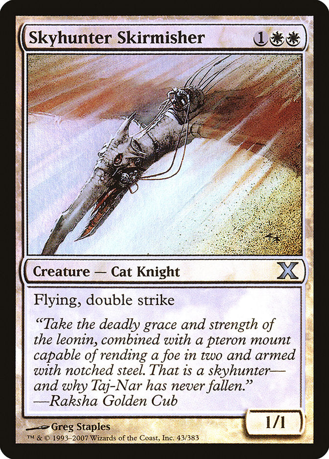 Skyhunter Skirmisher (Premium Foil) [Tenth Edition] | Gaming Infinity