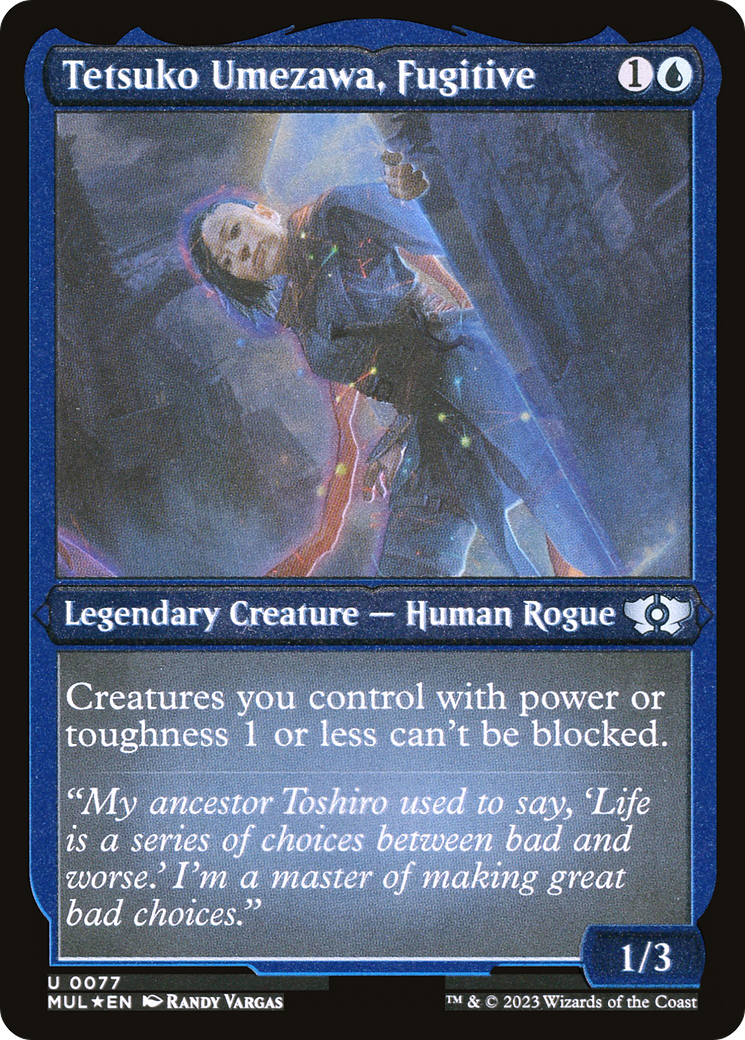 Tetsuko Umezawa, Fugitive (Foil Etched) [Multiverse Legends] | Gaming Infinity