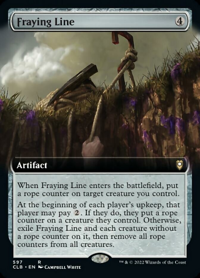 Fraying Line (Extended Art) [Commander Legends: Battle for Baldur's Gate] | Gaming Infinity