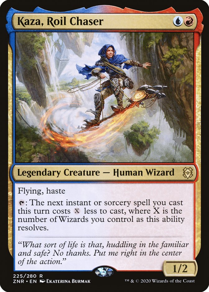 Kaza, Roil Chaser (Promo Pack) [Zendikar Rising Promos] | Gaming Infinity