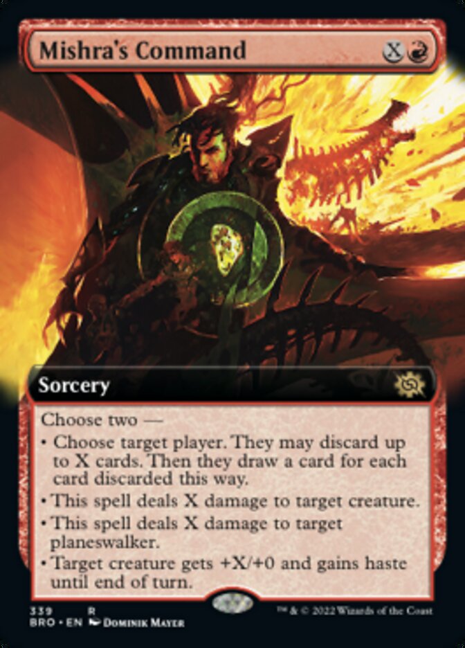 Mishra's Command (Extended Art) [The Brothers' War] | Gaming Infinity